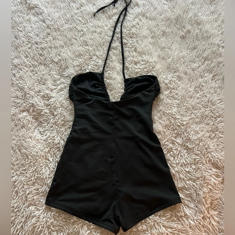 Princess Polly Black Carbone Romper - Picture 4 of 5